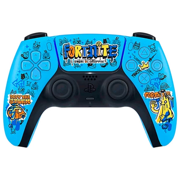 Геймпад Sony DualSense Fortnite Edition Беспроводные / 15 buttons / Яркий синий photo 1