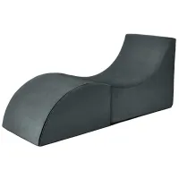 Fotoliu moale pliabil Edka RELAX M32 Graphite / Stofă photo 2