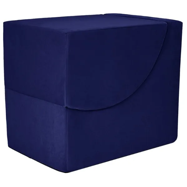 Fotoliu moale pliabil Edka RELAX M34 Dark Blue / Stofă  photo 1