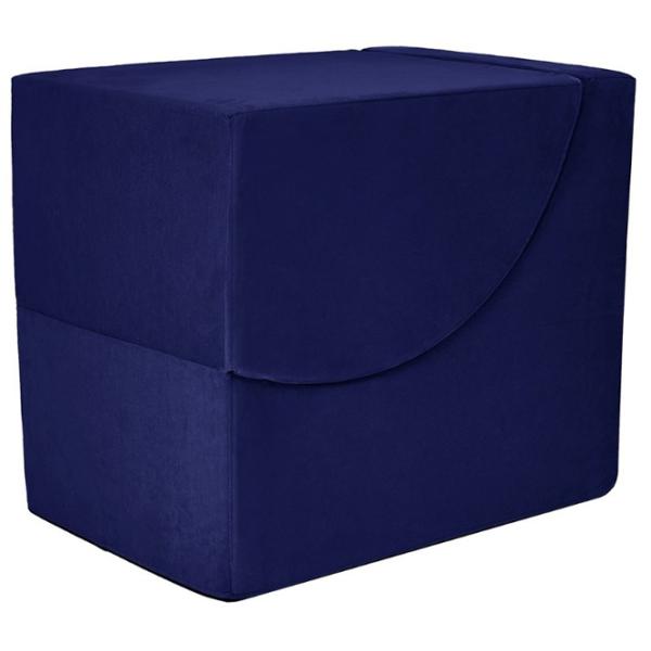 Fotoliu moale pliabil Edka RELAX M34 Dark Blue / Stofă  photo 1