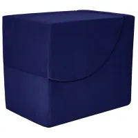 Раскладной пуфик Edka RELAX M34 Тёмно синий / Ткань 