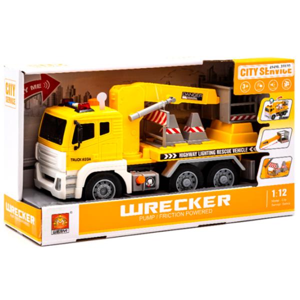 Грузовик Wenyi Wrecker WY833A  / / Серый Желтый photo 3