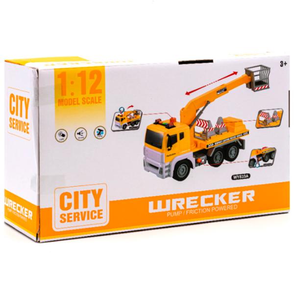 Грузовик Wenyi Wrecker WY833A  / / Серый Желтый photo 4
