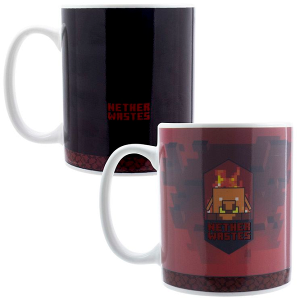 Cană Paladone Minecraft Nether Heat Change Mug 300 ml photo 2