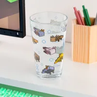Pahar Paladone Minecraft Axolotl Glass 0.4l / Sticlă / Transparent photo 2