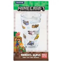 Pahar Paladone Minecraft Axolotl Glass 0.4l / Sticlă / Transparent photo 3