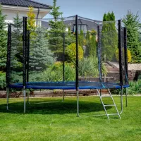 Trambulină Thunder Outside Pro 00001556 / Blue / Diametru - 312 cm photo 2