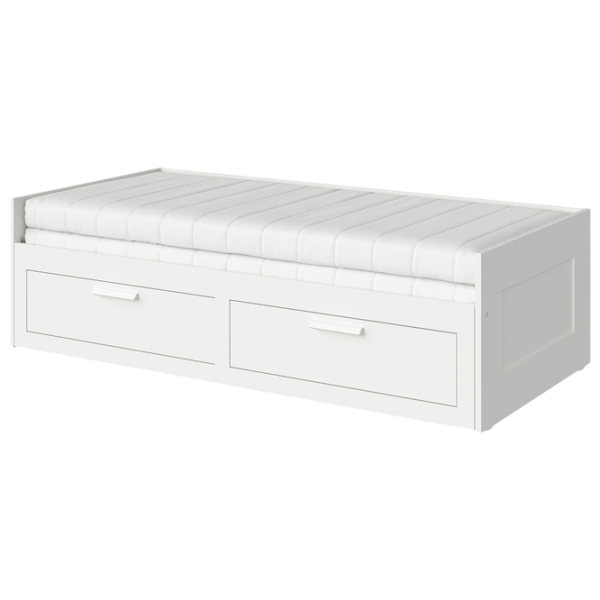 Pat Ikea Brimnes Afjal Ferma 80 x 200 cm / PAL / White photo 1 Pat Ikea Brimnes Afjal Ferma 80 x 200 cm / PAL / White photo 1
