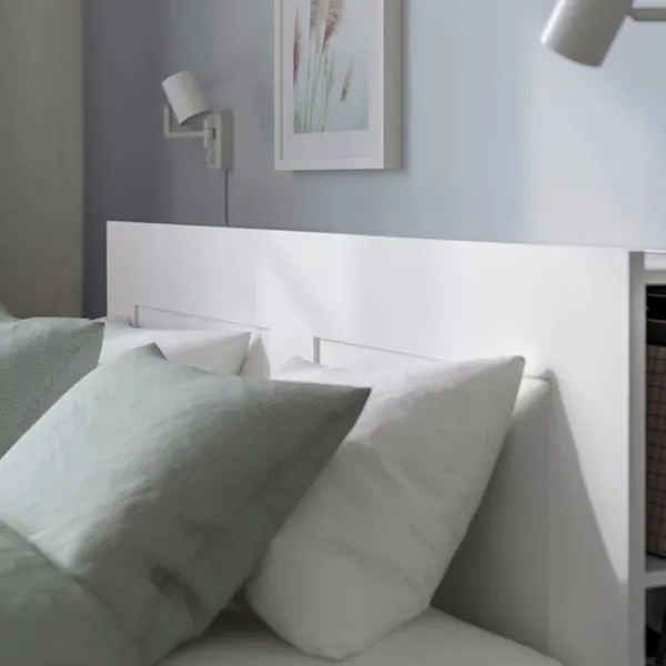 Кровать Ikea Brimnes 140 x 200 см / ЛДСП / Белый photo 4 Кровать Ikea Brimnes 140 x 200 см / ЛДСП / Белый photo 4