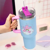 Cană termo Paladone Care Bears Insulated Cup and Straw 1200 ml photo 2
