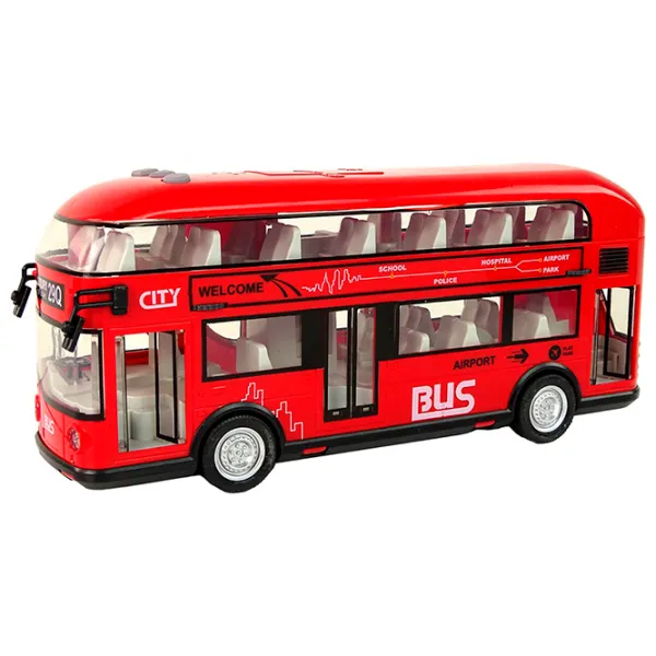 Autobuz New World Sightseeing Bus 666-29Q  / / Gray Red photo 5 Autobuz New World Sightseeing Bus 666-29Q  / / Gray Red photo 5