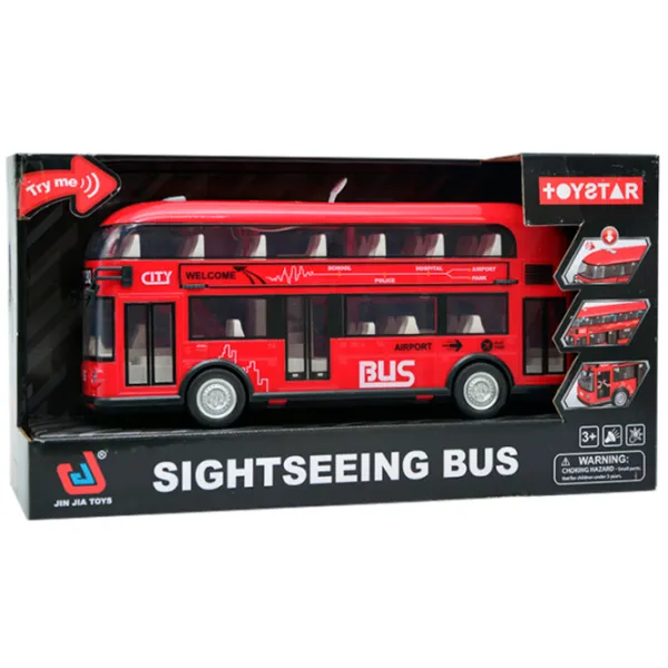 Autobuz New World Sightseeing Bus 666-29Q  / / Gray Red photo 6 Autobuz New World Sightseeing Bus 666-29Q  / / Gray Red photo 6
