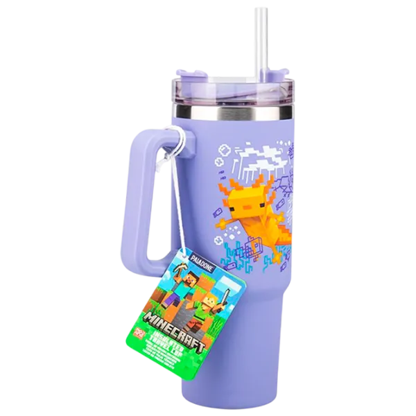 Термокружка Paladone Minecraft Insulated Cup and Straw 900 мл photo 1