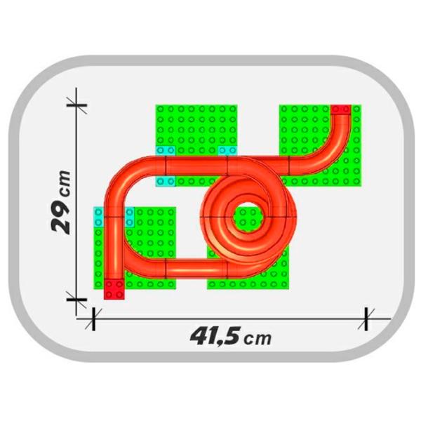 Pistă pentru bile Androni Giocattoni Roller Coaster 8635-0000  / / Red Multicolor photo 2
