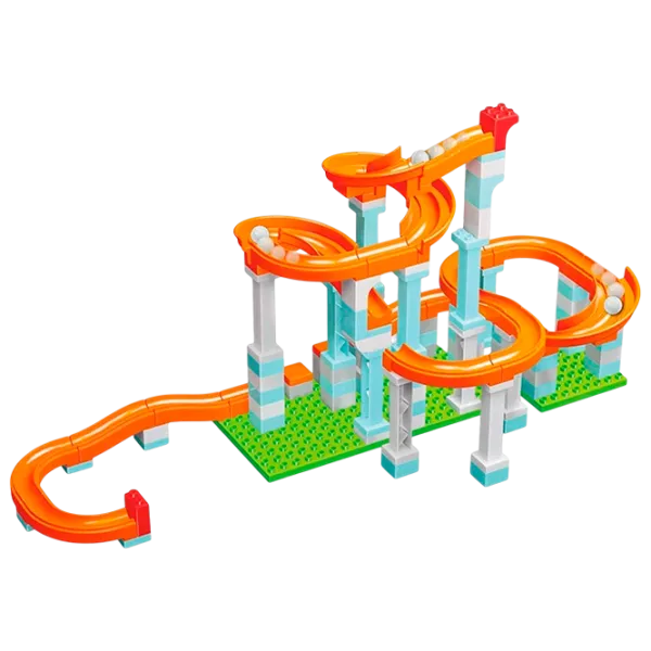 Pistă pentru bile Androni Giocattoni Roller Coaster 8636-0000  / / Red Multicolor photo 1