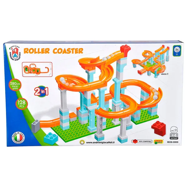 Pistă pentru bile Androni Giocattoni Roller Coaster 8636-0000  / / Red Multicolor photo 4