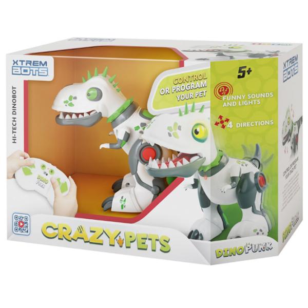Робот Xtrem Bots Crazy Pets Dino Punk  Серый photo 5