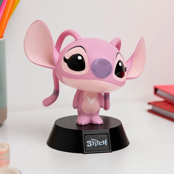 Lampă de masă fan Paladone Angel Icon Light PP14447LS Disney / Black Pink photo 3