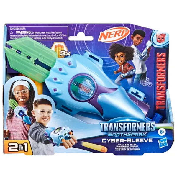 Бластер Hasbro Transformer Earthspark Role play Cybersleeve F8441 6+ / Стрел / Синий photo 2 Бластер Hasbro Transformer Earthspark Role play Cybersleeve F8441 6+ / Стрел / Синий photo 2