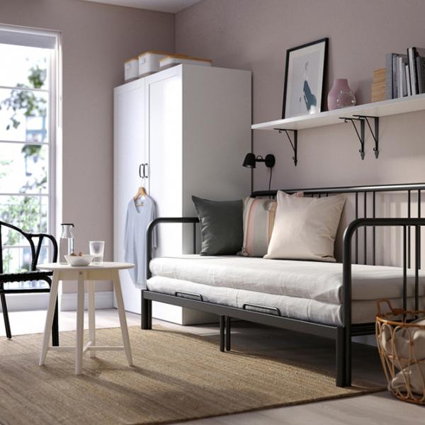 Кровать Ikea Fyresdal 2 80 x 200 cm / Металл / Черный photo 10 Кровать Ikea Fyresdal 2 80 x 200 cm / Металл / Черный photo 10