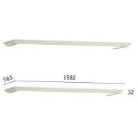 Набор карнизов ML-Mobila Ливерпуль Белый