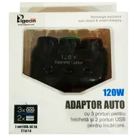 Адаптер в авто Pigeon 2100MA-SEMAFOR Пластик