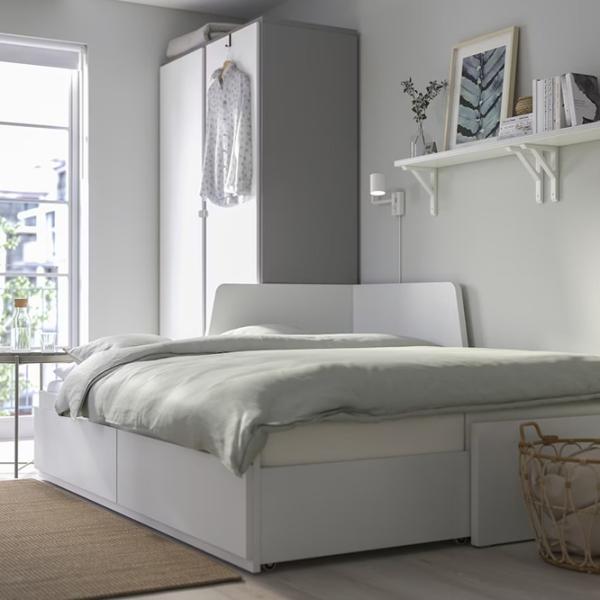 Pat Ikea Flekke 2 80 x 200 cm / Masiv / White photo 2