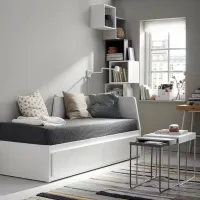 Pat Ikea Flekke 2 80 x 200 cm / Masiv / White photo 6