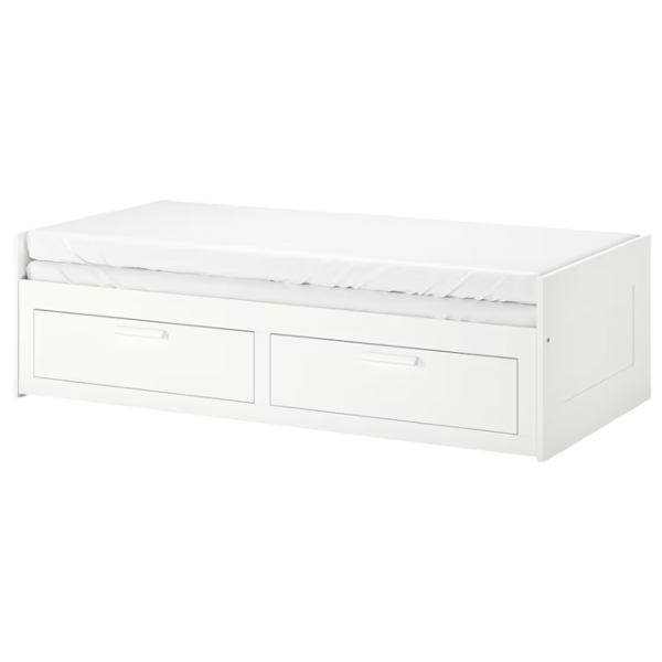 Кровать Ikea Brimnes 2 Agotnes 80 x 200 cm / ЛДСП / Белый photo 1 Кровать Ikea Brimnes 2 Agotnes 80 x 200 cm / ЛДСП / Белый photo 1
