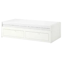 Кровать Ikea Brimnes 2 Agotnes 80 x 200 cm / ЛДСП / Белый