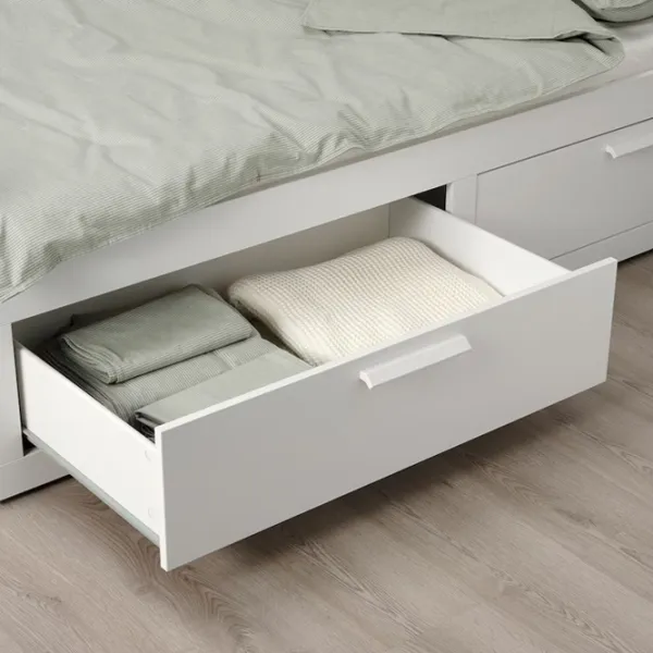 Кровать Ikea Brimnes 2 Agotnes 80 x 200 cm / ЛДСП / Белый photo 6 Кровать Ikea Brimnes 2 Agotnes 80 x 200 cm / ЛДСП / Белый photo 6