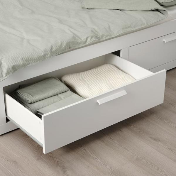 Кровать Ikea Brimnes 2 Agotnes 80 x 200 cm / ЛДСП / Белый photo 6 Кровать Ikea Brimnes 2 Agotnes 80 x 200 cm / ЛДСП / Белый photo 6