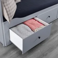 Кровать Ikea Hemnes 3 Agotnes 80 x 200 cm / ЛДСП / Серый photo 6