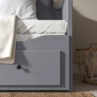 Кровать Ikea Hemnes 3 Agotnes 80 x 200 cm / ЛДСП / Серый photo 7