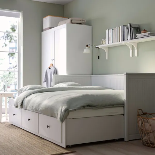 Кровать Ikea Hemnes 3 Agotnes 80 x 200 cm / ЛДСП / Белый photo 9 Кровать Ikea Hemnes 3 Agotnes 80 x 200 cm / ЛДСП / Белый photo 9