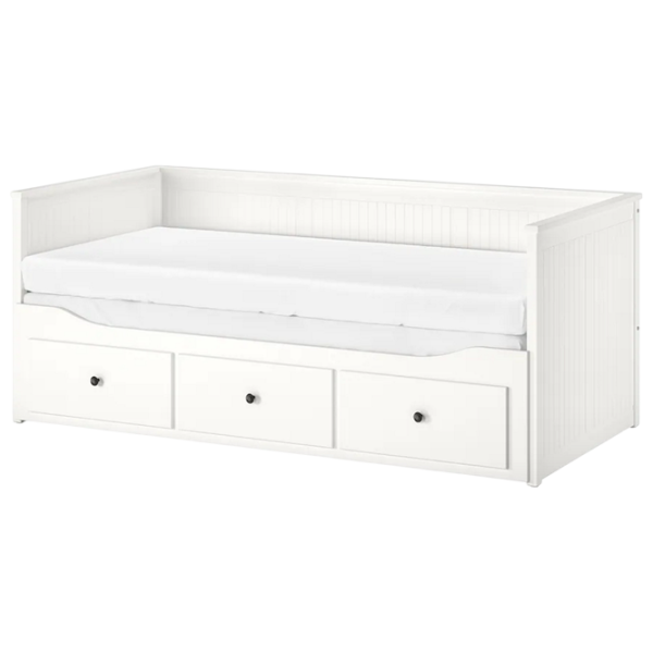 Кровать Ikea Hemnes 3 Vannareid Extra 80 x 200 cm / ЛДСП / Белый photo 1 Кровать Ikea Hemnes 3 Vannareid Extra 80 x 200 cm / ЛДСП / Белый photo 1