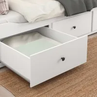 Кровать Ikea Hemnes 3 Vannareid Extra 80 x 200 cm / ЛДСП / Белый photo 8