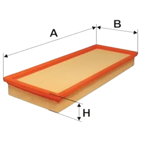 Воздушный фильтр Wix Filters WA6161 WX-WA6161 photo 1