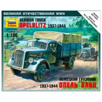 Грузовик Zvezda OPEL-Blitz 4600327061263 / / Черный Синий photo 4