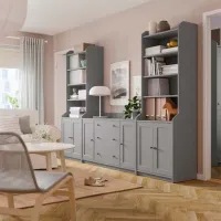 Living Ikea Hauga Modulară / Gray photo 2