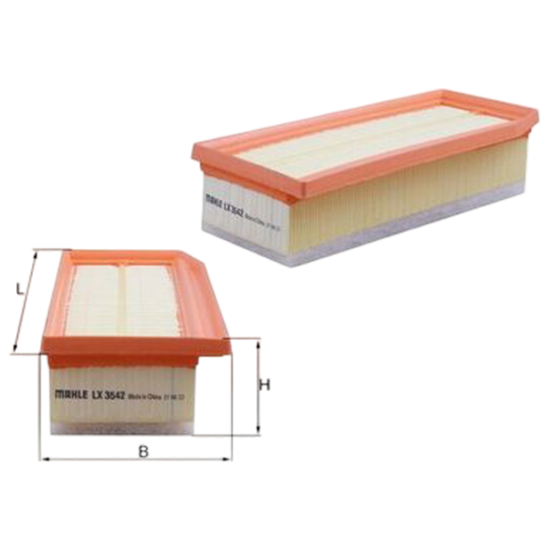 Воздушный фильтр Mahle LX 3542 MHL-LX 3542 photo 4 Воздушный фильтр Mahle LX 3542 MHL-LX 3542 photo 4