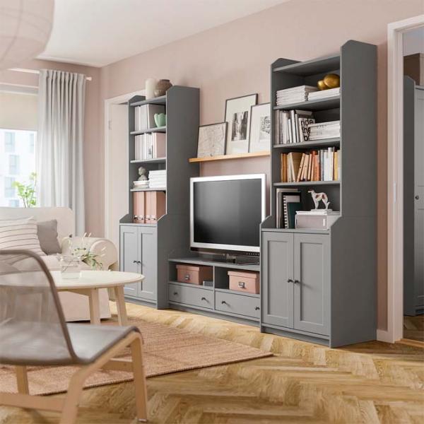 Гостиная Ikea Hauga Модульная / Серый photo 5 Гостиная Ikea Hauga Модульная / Серый photo 5