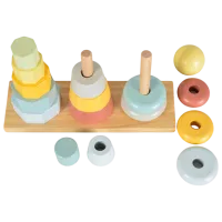 Joc educativ Tooky Toy Wooden Turret 1.5+/ Joc de logică photo 2