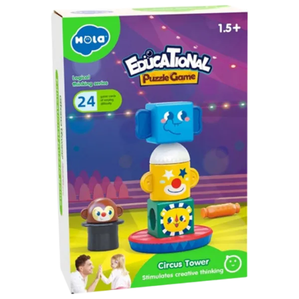 Развивающий набор Hola Toys Circus Tower 1.5+/ Логическая игра photo 2