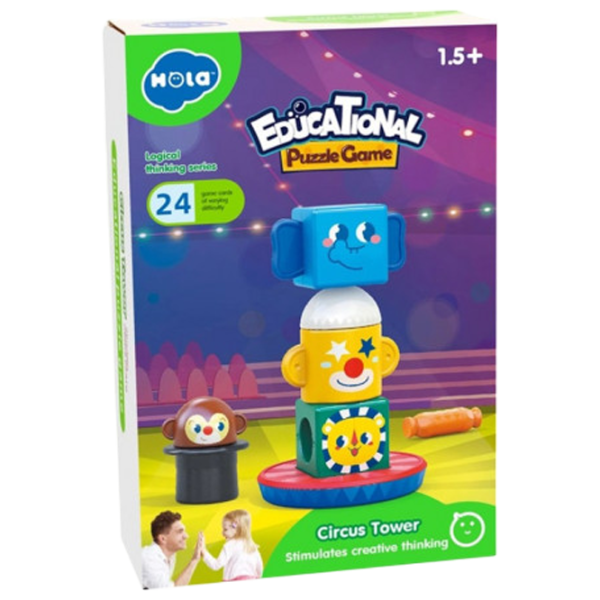 Развивающий набор Hola Toys Circus Tower 1.5+/ Логическая игра photo 2
