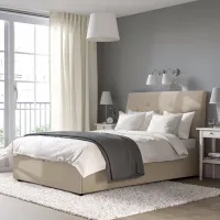 Кровать Ikea Idanas/Naggen 160 x 200 см / Шпон / Бежевый photo 6