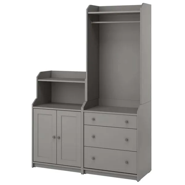 Dulap pentru antreu Ikea Hauga MDF / Gray photo 1 Dulap pentru antreu Ikea Hauga MDF / Gray photo 1