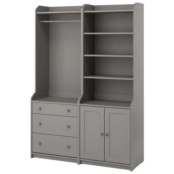 Dulap pentru antreu Ikea Hauga MDF / Gray photo 1 Dulap pentru antreu Ikea Hauga MDF / Gray photo 1