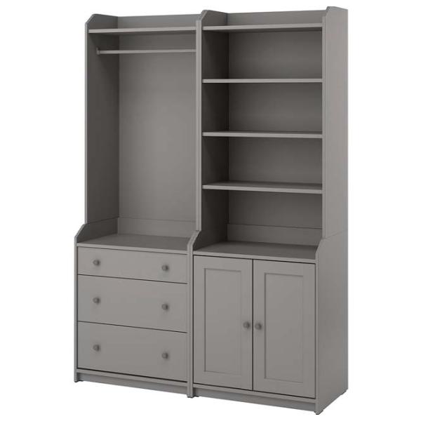 Dulap pentru antreu Ikea Hauga MDF / Gray photo 1 Dulap pentru antreu Ikea Hauga MDF / Gray photo 1