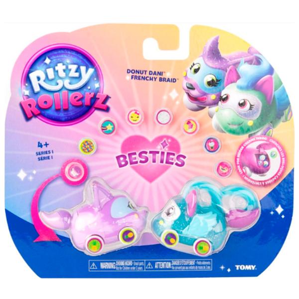 Set de mașini Tomy Ritzy Rollerz Frenchy și Dani RR46812  / / White Multicolor photo 7